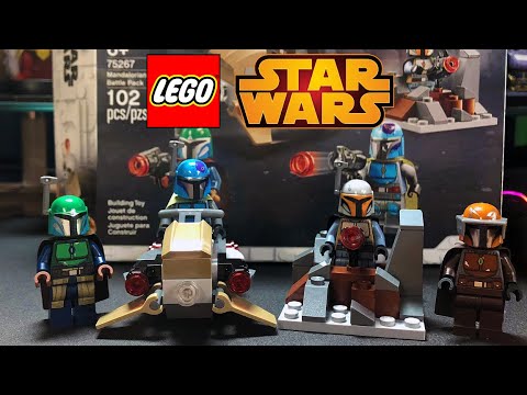 LEGO Star Wars Mandalorian Battle Pack 75267 Unboxing - YouTube