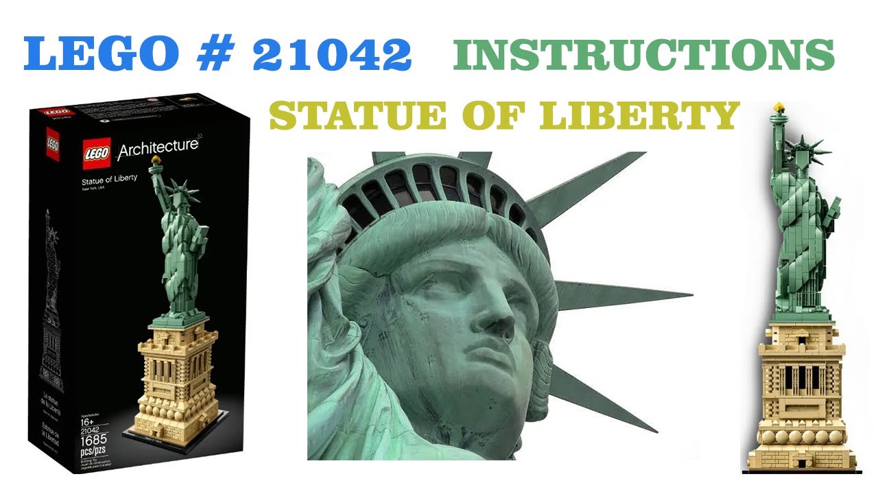 LEGO Statue of Liberty Instructions / 21042 - YouTube