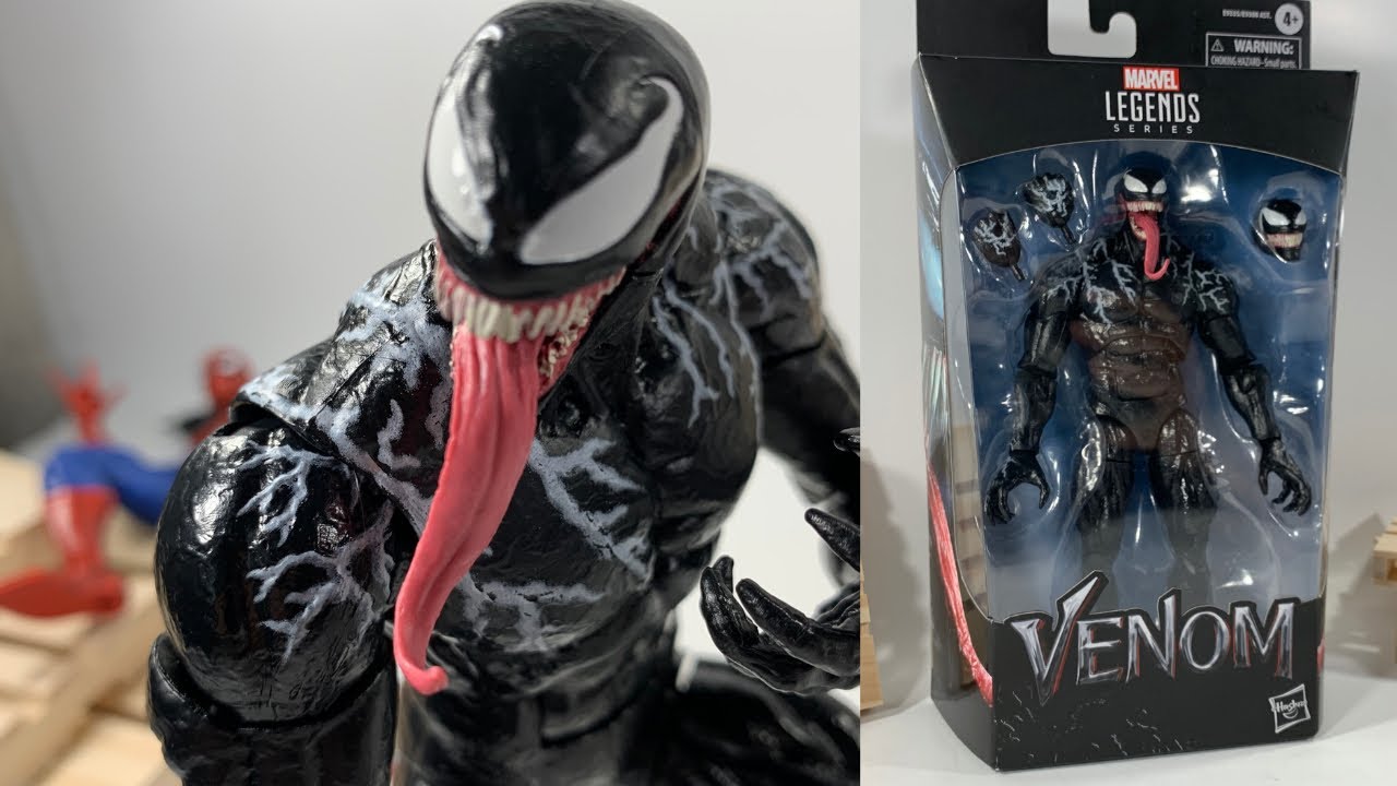 Marvel Legends Venom Action Figure Review Movie Venom VenomPool BAF Wave -  YouTube