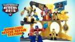 Transformers Rescue Bots Bumblebee Rescue Repair Station 3D Pop Up Playset  || Keiths Toy Box - video Dailymotion